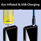 Metal USB Lighter Torch Turbo  LED Lighter Gas Chargeable